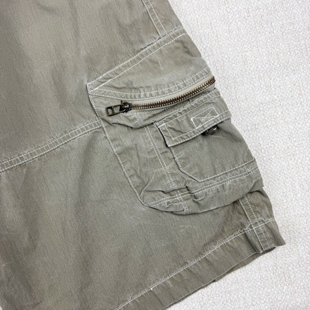 Kuhl Men's Crag Series Cargo Pocket Green Outdoor Hiking Utility Work Shorts 34 - Picture 6 of 15